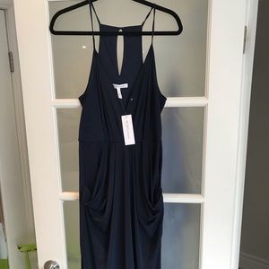 NWT - BCBC generation navy midi dress, mid calf